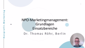 NPO-Marketing: Grundlagen Einsatzbereiche