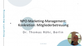 NPO-Marketing Mitgliederbetreuung
