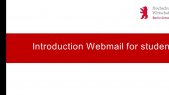 Webmail for students