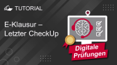 E-Klausur - Letzter CheckUp