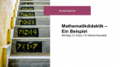 Mathematikdidaktik: Das Verständnis für mathematische Prozesse & die analytische Fähigkeit anregen 