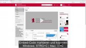 Video bei Moodle mit Embed-Code einbinden