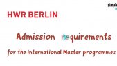 Admission requirements for the international Master's programmes