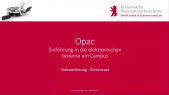 Opac (Online Public Access Catalogue) 